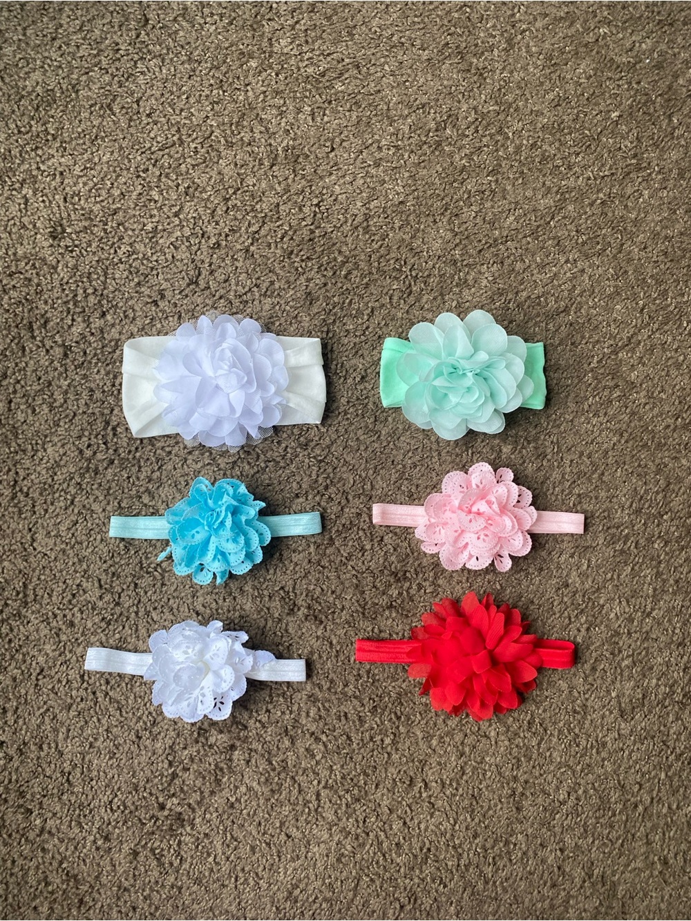 Baby Flower Headbands (6pk.)
